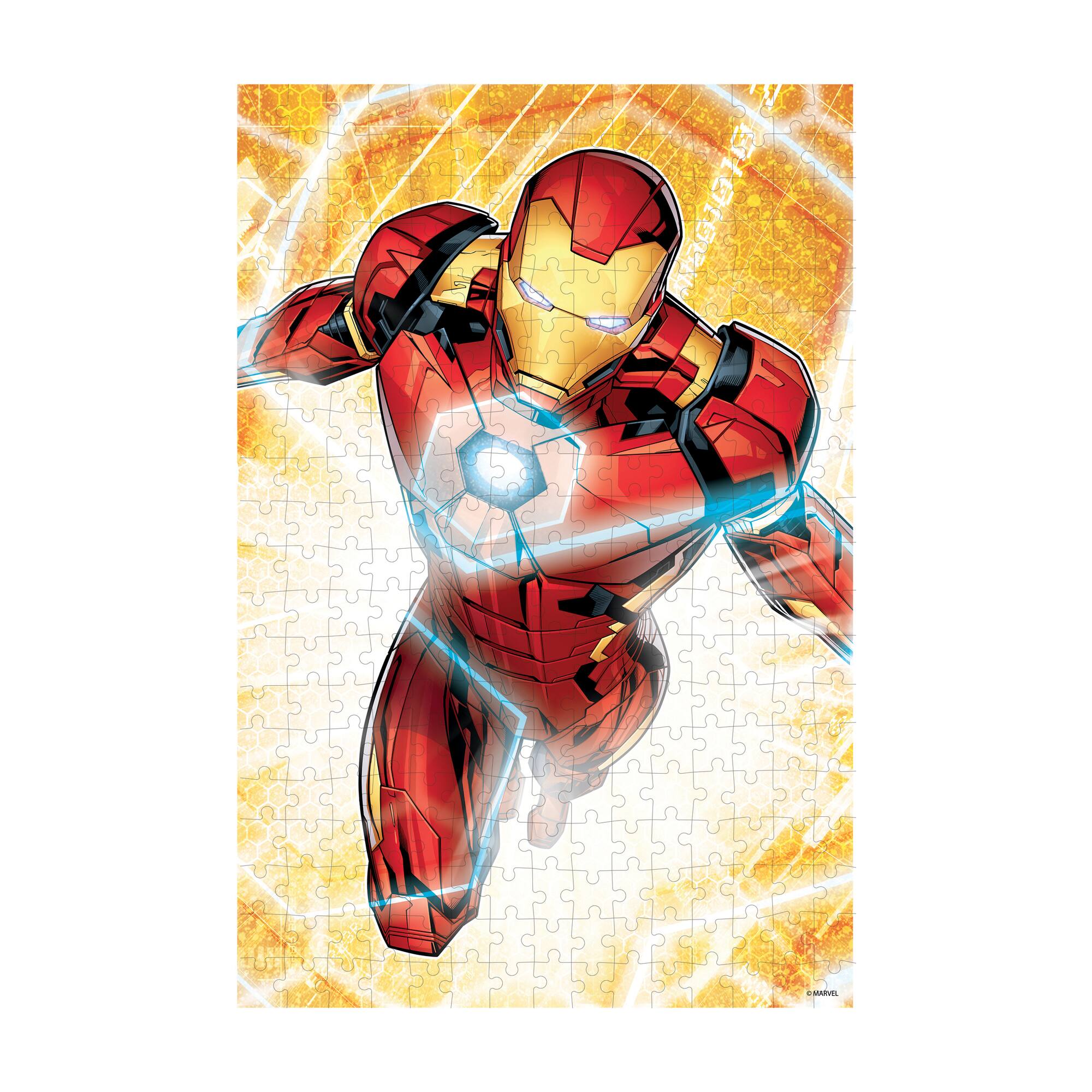 Marvel Avengers - Iron Man 3D Lenticular Jigsaw Puzzle in a Collectible Shaped Tin: 300 Pcs